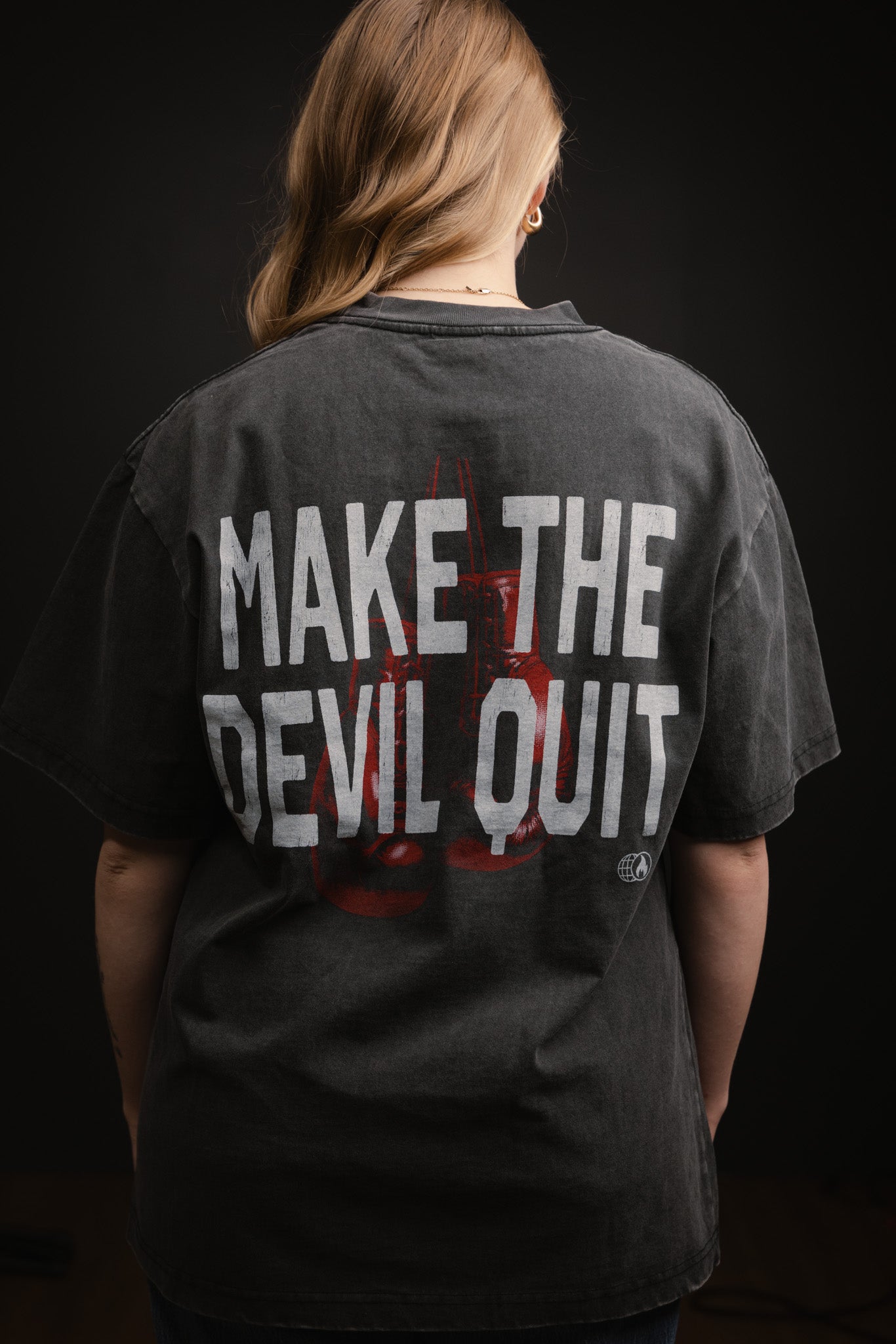 Make the Devil Quit Boxing Gloves T-Shirt