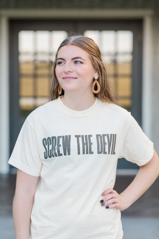 Screw the Devil | T-shirt image 0